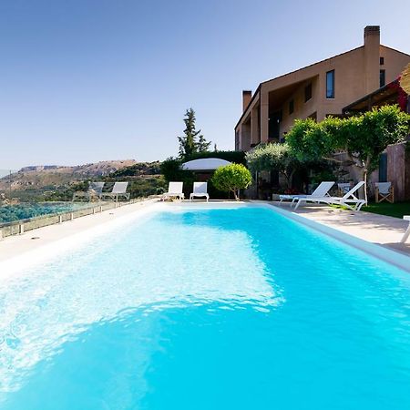 Villa Vollard With Amazing View Pool Ираклио Екстериор снимка