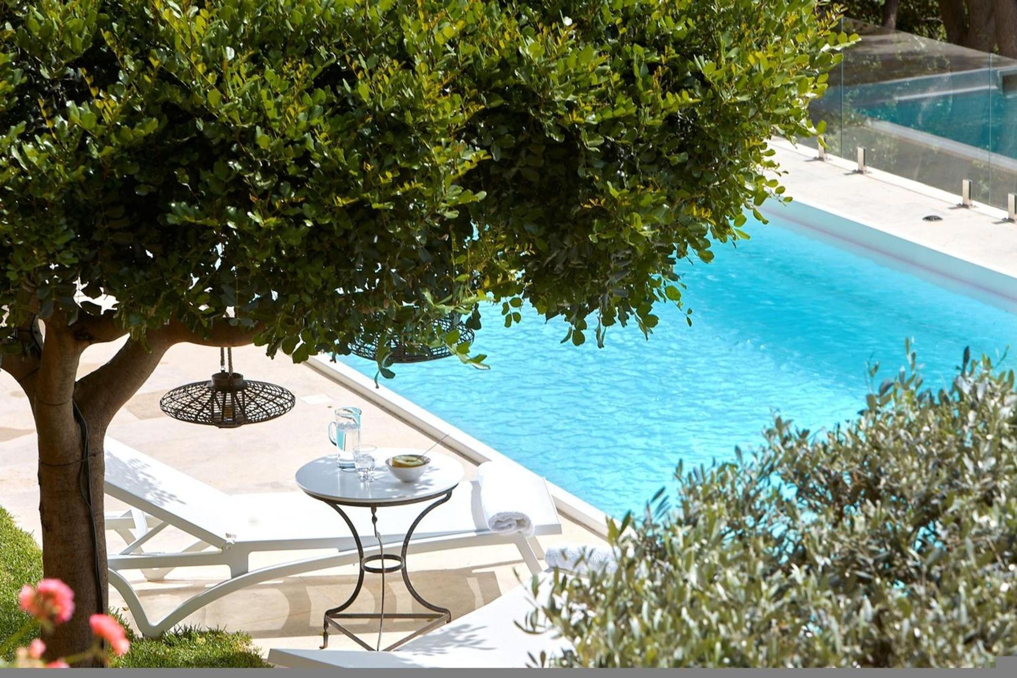 Villa Vollard With Amazing View Pool Ираклио Екстериор снимка