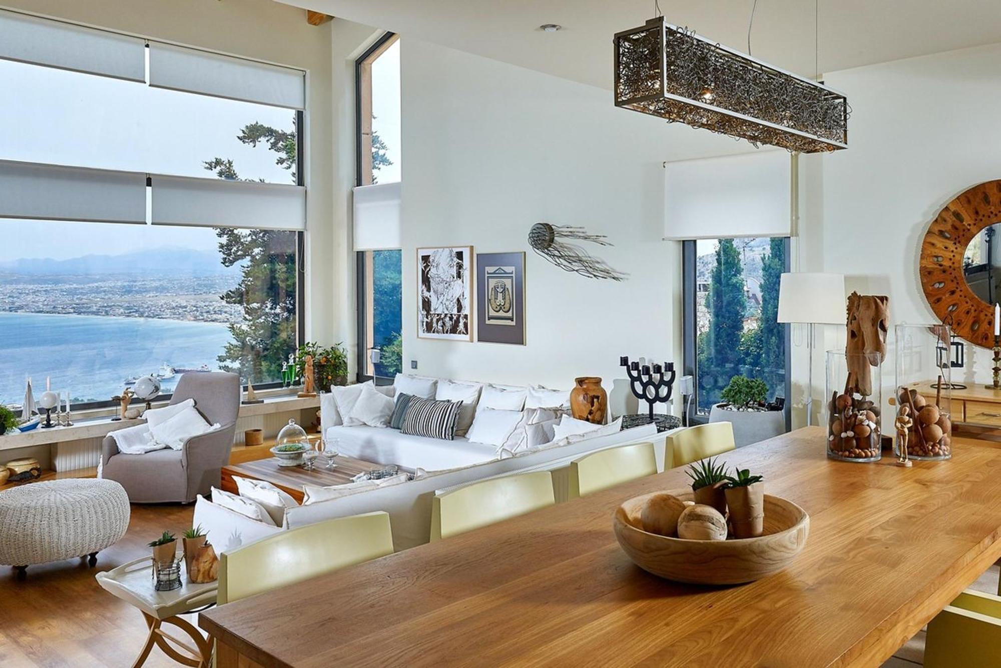Villa Vollard With Amazing View Pool Ираклио Екстериор снимка