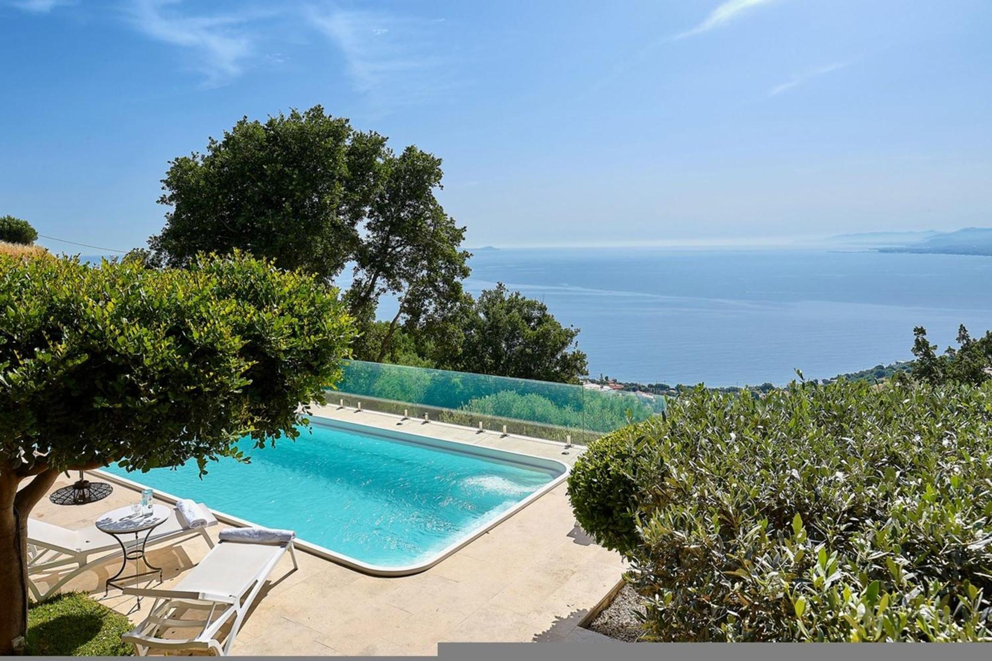 Villa Vollard With Amazing View Pool Ираклио Екстериор снимка