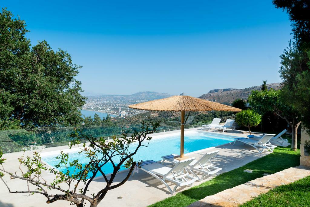 Villa Vollard With Amazing View Pool Ираклио Съоръжения снимка