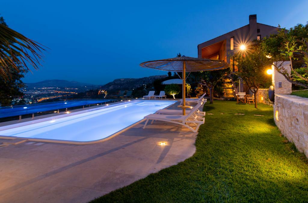 Villa Vollard With Amazing View Pool Ираклио Съоръжения снимка