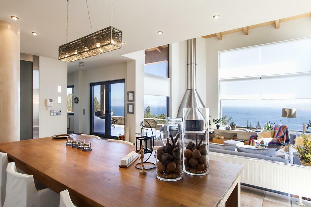 Villa Vollard With Amazing View Pool Ираклио Интериор снимка