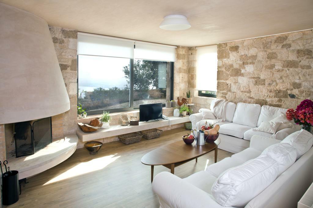 Villa Vollard With Amazing View Pool Ираклио Интериор снимка
